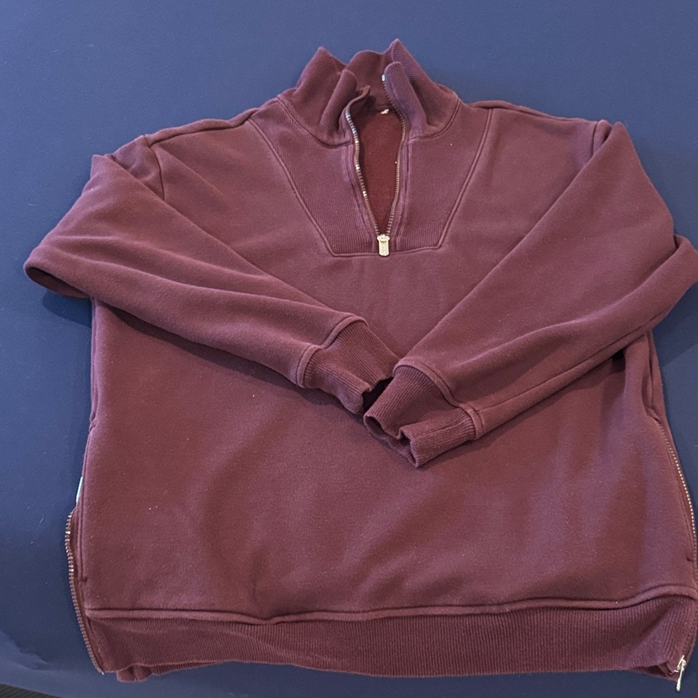Athleta cozy karma 1/2 zip sweatshirt